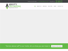 Tablet Screenshot of abilitytrimodal.com